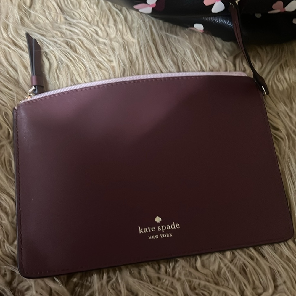 Kate Spade ♠️ Floral Pup Reversible Leather Tote - Picture 7 of 16